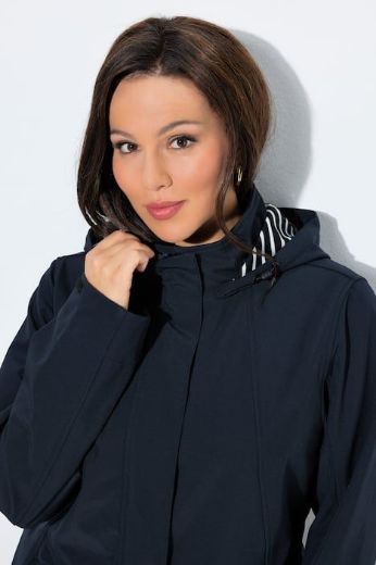 Moda za polnejše Jakna s kapuljačom A kroja plus velikost, xxl, Ulla Popken in Johann Popken (JP1880)