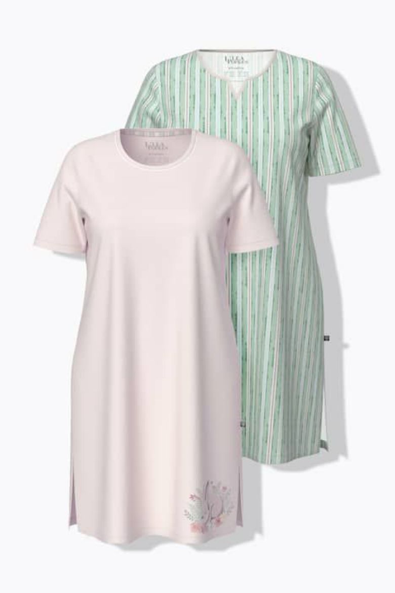 Moda za polnejše Spavaćica kratkih rukava 2 komada plus velikost, xxl, Ulla Popken in Johann Popken (JP1880)