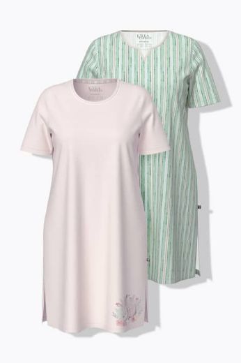 Moda za polnejše Spavaćica kratkih rukava 2 komada plus velikost, xxl, Ulla Popken in Johann Popken (JP1880)