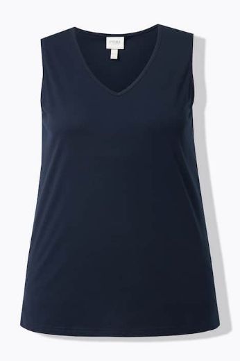 Moda za polnejše Majica bez rukava V ovratnika plus velikost, xxl, Ulla Popken in Johann Popken (JP1880)