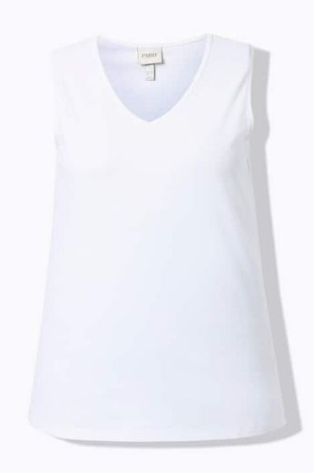 Moda za polnejše Majica bez rukava V ovratnika plus velikost, xxl, Ulla Popken in Johann Popken (JP1880)