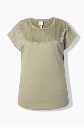 Moda za polnejše Majica kratkih rukava plus velikost, xxl, Ulla Popken in Johann Popken (JP1880)