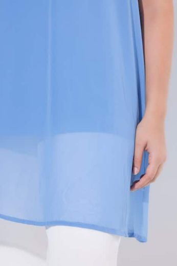 Moda za polnejše Tunika svečana bez rukava s perlama na ovratniku plus velikost, xxl, Ulla Popken in Johann Popken (JP1880)