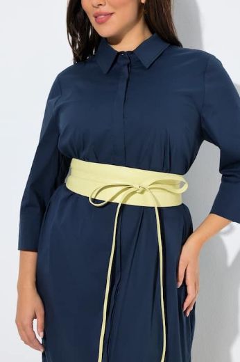 Moda za polnejše Remen kožni na vezanje plus velikost, xxl, Ulla Popken in Johann Popken (JP1880)