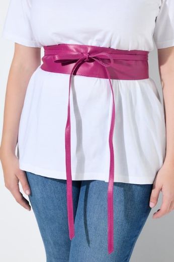 Moda za polnejše Remen kožni na vezanje plus velikost, xxl, Ulla Popken in Johann Popken (JP1880)