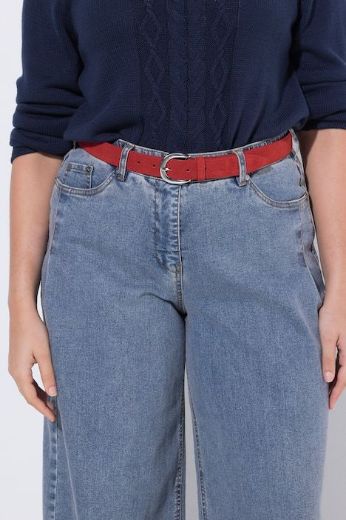 Moda za polnejše Remen od brušene kože plus velikost, xxl, Ulla Popken in Johann Popken (JP1880)