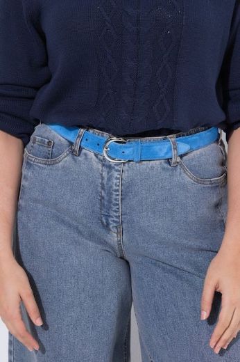 Moda za polnejše Remen od brušene kože plus velikost, xxl, Ulla Popken in Johann Popken (JP1880)