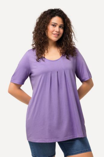 Moda za polnejše Majica s naborima duži model plus velikost, xxl, Ulla Popken in Johann Popken (JP1880)