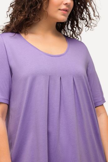 Moda za polnejše Majica s naborima duži model plus velikost, xxl, Ulla Popken in Johann Popken (JP1880)