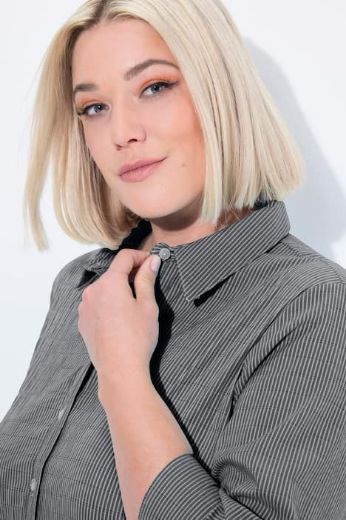 Moda za polnejše Košulja  3/4 rukavi s otvorima plus velikost, xxl, Ulla Popken in Johann Popken (JP1880)