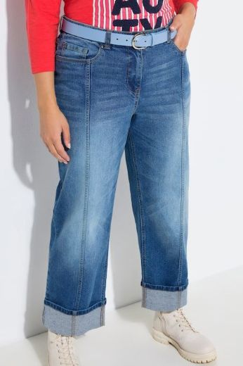 Moda za polnejše Remen kožni plus velikost, xxl, Ulla Popken in Johann Popken (JP1880)