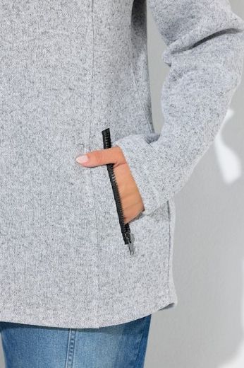 Moda za polnejše Jakna lagana s kapuljačom od flisa plus velikost, xxl, Ulla Popken in Johann Popken (JP1880)