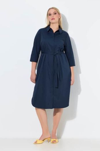 Moda za polnejše Haljina A kroja na vezanje plus velikost, xxl, Ulla Popken in Johann Popken (JP1880)