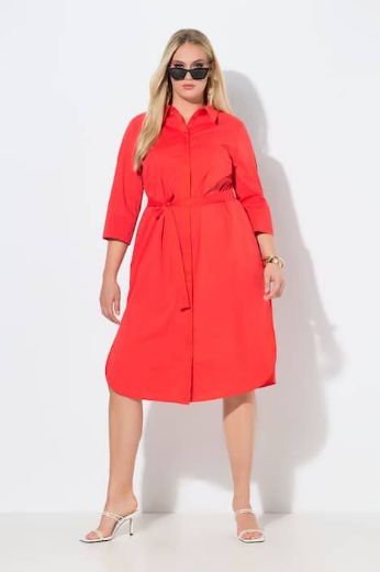 Moda za polnejše Haljina A kroja na vezanje plus velikost, xxl, Ulla Popken in Johann Popken (JP1880)