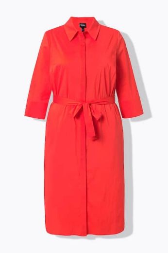 Moda za polnejše Haljina A kroja na vezanje plus velikost, xxl, Ulla Popken in Johann Popken (JP1880)