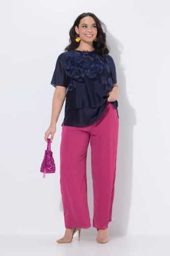 Moda za polnejše Hlače elegantne šireg kroja nogavica plus velikost, xxl, Ulla Popken in Johann Popken (JP1880)