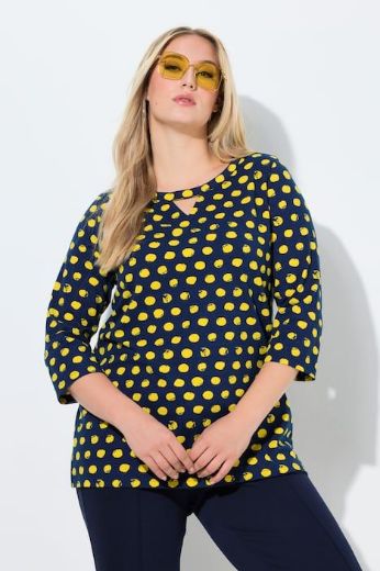 Moda za polnejše Majica 3/4 rukava okruglog ovratnika plus velikost, xxl, Ulla Popken in Johann Popken (JP1880)