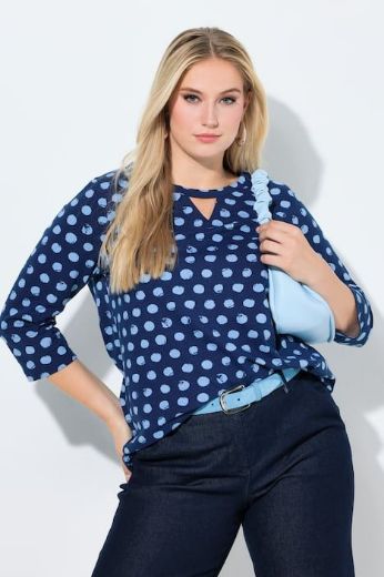 Moda za polnejše Majica 3/4 rukava okruglog ovratnika plus velikost, xxl, Ulla Popken in Johann Popken (JP1880)