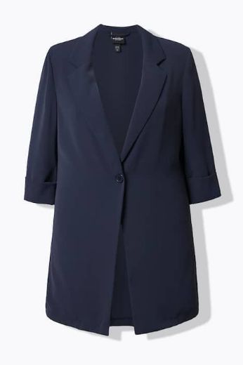 Moda za polnejše Sako 3/4 rukava dužeg kroja plus velikost, xxl, Ulla Popken in Johann Popken (JP1880)