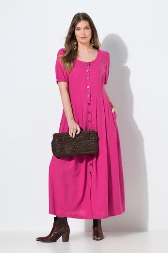 Moda za polnejše Haljina maxi kratkih rukava okruglog ovratnika plus velikost, xxl, Ulla Popken in Johann Popken (JP1880)