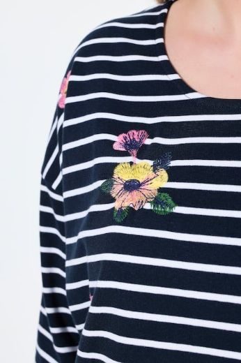 Moda za polnejše Majica 3/4 rukava okruglog ovratnika plus velikost, xxl, Ulla Popken in Johann Popken (JP1880)