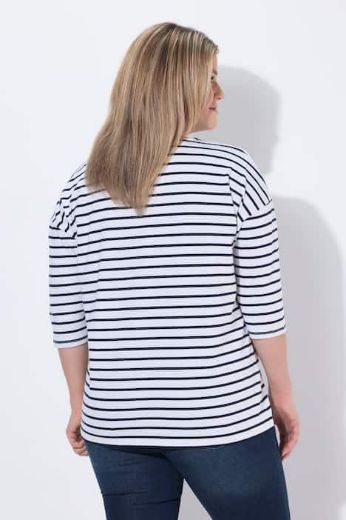 Moda za polnejše Majica 3/4 rukava okruglog ovratnika plus velikost, xxl, Ulla Popken in Johann Popken (JP1880)