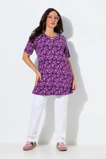 Moda za polnejše Majica kratkih rukava V ovratnika plus velikost, xxl, Ulla Popken in Johann Popken (JP1880)