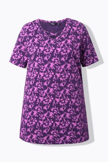 Moda za polnejše Majica kratkih rukava V ovratnika plus velikost, xxl, Ulla Popken in Johann Popken (JP1880)