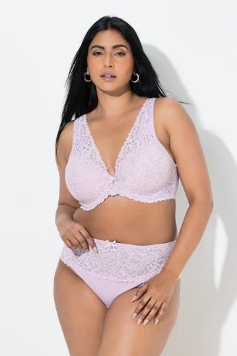 Moda za polnejše Gaćice tange s ukrasnom čipkom plus velikost, xxl, Ulla Popken in Johann Popken (JP1880)