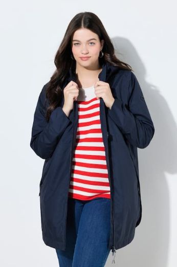 Moda za polnejše Jakna vodootporna s kapuljačom plus velikost, xxl, Ulla Popken in Johann Popken (JP1880)