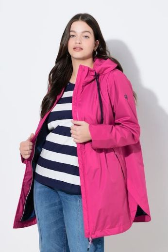 Moda za polnejše Jakna vodootporna s kapuljačom plus velikost, xxl, Ulla Popken in Johann Popken (JP1880)