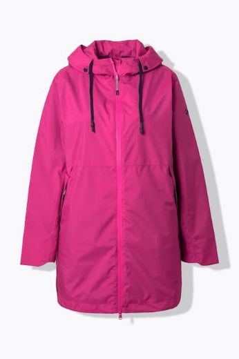 Moda za polnejše Jakna vodootporna s kapuljačom plus velikost, xxl, Ulla Popken in Johann Popken (JP1880)