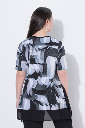 Moda za polnejše Majica kratkih rukava V ovratnika plus velikost, xxl, Ulla Popken in Johann Popken (JP1880)