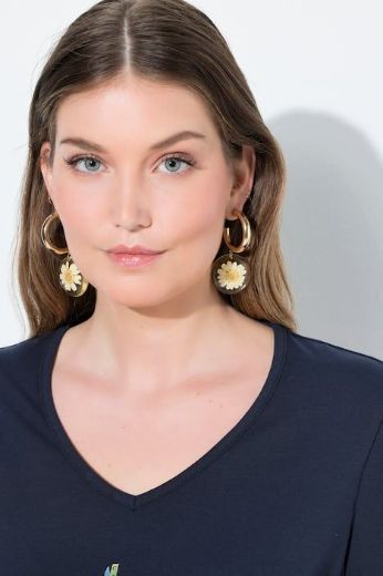 Moda za polnejše Majica 3/4 rukava A kroja plus velikost, xxl, Ulla Popken in Johann Popken (JP1880)