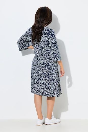 Moda za polnejše Haljina midi 3/4 rukava plus velikost, xxl, Ulla Popken in Johann Popken (JP1880)