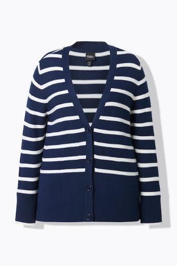 Moda za polnejše Kardigan na kopčanje plus velikost, xxl, Ulla Popken in Johann Popken (JP1880)