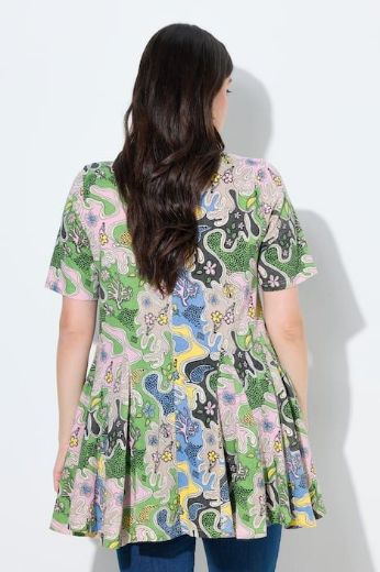 Moda za polnejše Tunika kratkih rukava A kroja plus velikost, xxl, Ulla Popken in Johann Popken (JP1880)