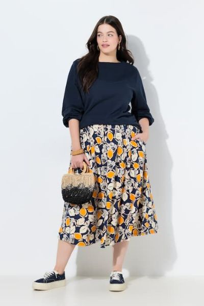 Slika Suknja midi elastičnog struka