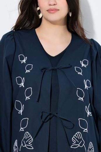 Moda za polnejše Bluza dugih rukava A kroja plus velikost, xxl, Ulla Popken in Johann Popken (JP1880)