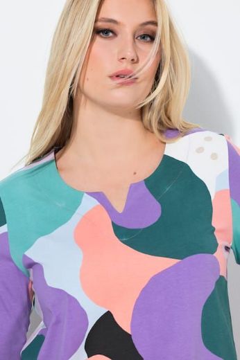 Moda za polnejše Majica 3/4 rukava A kroja plus velikost, xxl, Ulla Popken in Johann Popken (JP1880)