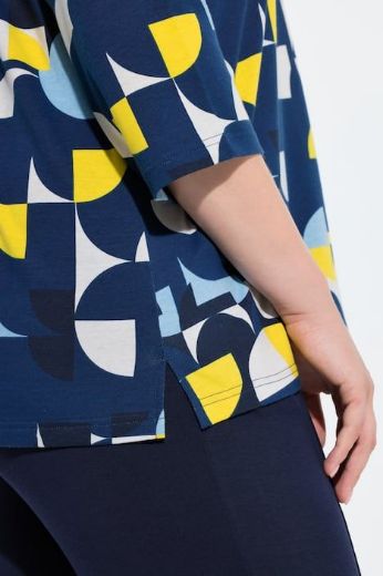 Moda za polnejše Majica 3/4 rukava A kroja plus velikost, xxl, Ulla Popken in Johann Popken (JP1880)