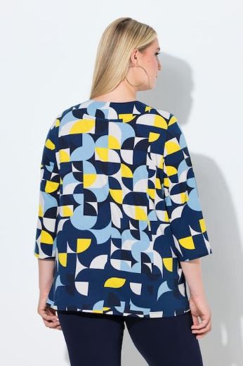 Moda za polnejše Majica 3/4 rukava A kroja plus velikost, xxl, Ulla Popken in Johann Popken (JP1880)