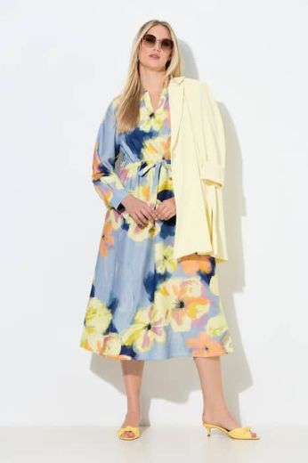 Moda za polnejše Haljina maxi dugih rukava A kroja plus velikost, xxl, Ulla Popken in Johann Popken (JP1880)