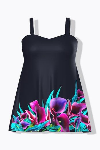 Moda za polnejše Kupaći kostim haljina plus velikost, xxl, Ulla Popken in Johann Popken (JP1880)