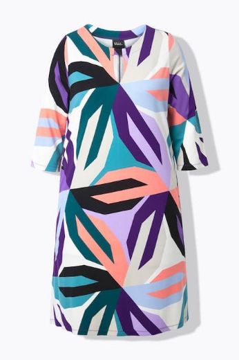 Moda za polnejše Haljina midi 3/4 rukava plus velikost, xxl, Ulla Popken in Johann Popken (JP1880)