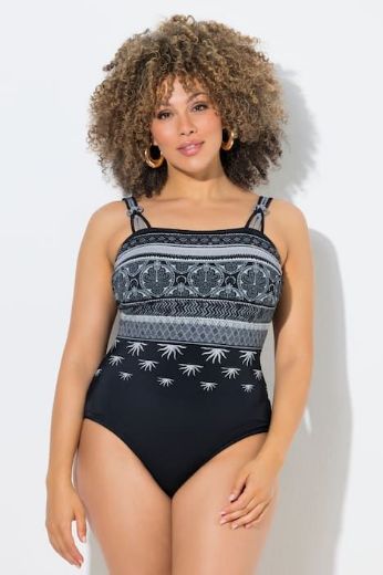 Moda za polnejše Kupaći kostim jednodijelni plus velikost, xxl, Ulla Popken in Johann Popken (JP1880)