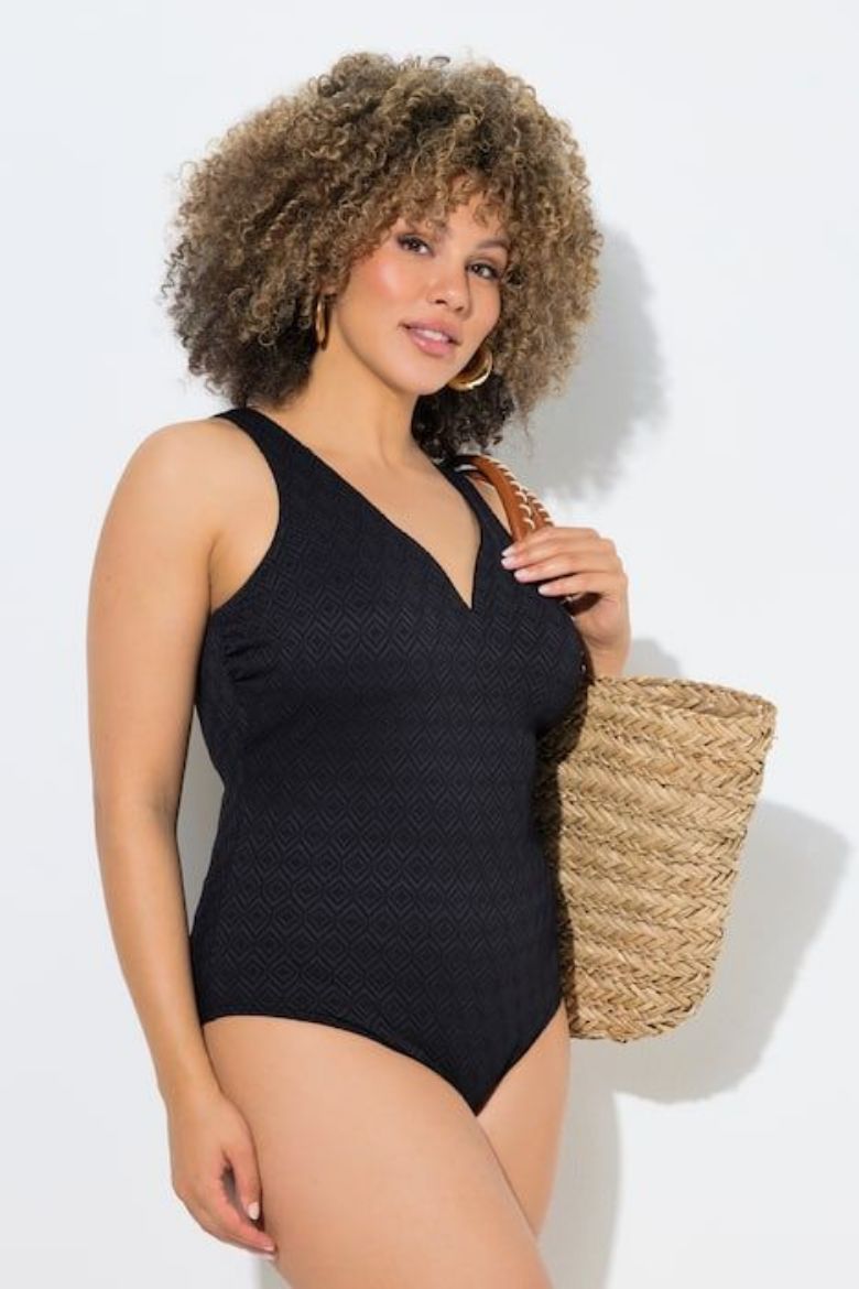 Moda za polnejše Kupaći kostim jednodijelni plus velikost, xxl, Ulla Popken in Johann Popken (JP1880)