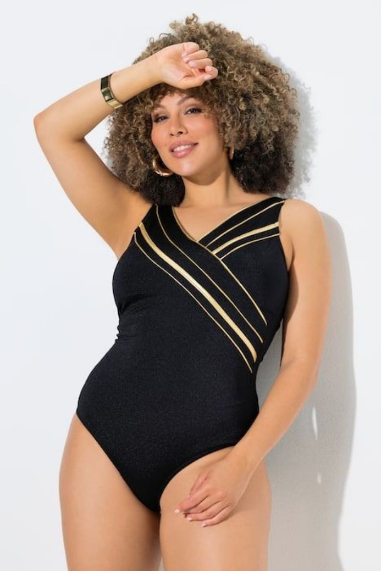 Moda za polnejše Kupaći kostim jednodijelni plus velikost, xxl, Ulla Popken in Johann Popken (JP1880)