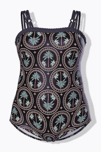 Moda za polnejše Kupaći kostim jednodijelni plus velikost, xxl, Ulla Popken in Johann Popken (JP1880)