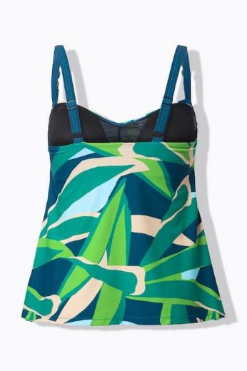 Moda za polnejše Kupaći kostim tankini plus velikost, xxl, Ulla Popken in Johann Popken (JP1880)